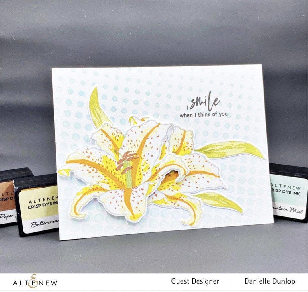 Altenew Build-A-Flower Set Build-A-Flower: Queen of the Lilies Layering Stamp & Die Set