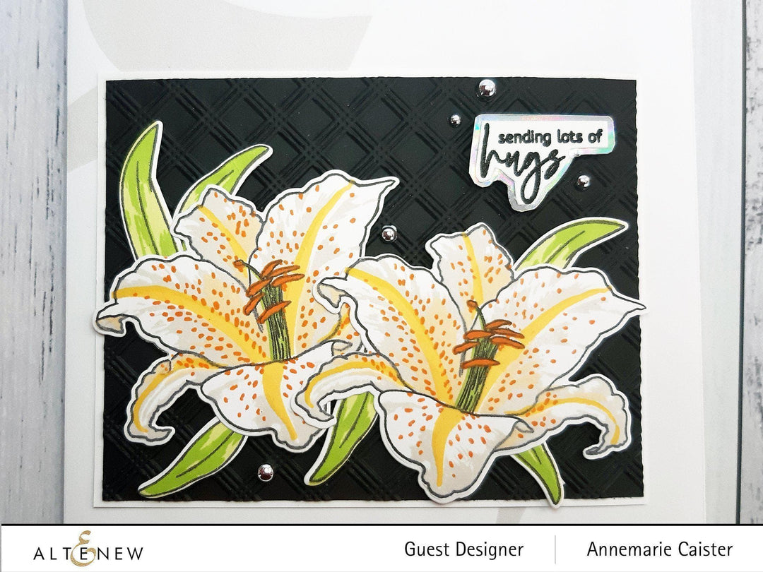 Altenew Build-A-Flower Set Build-A-Flower: Queen of the Lilies Layering Stamp & Die Set