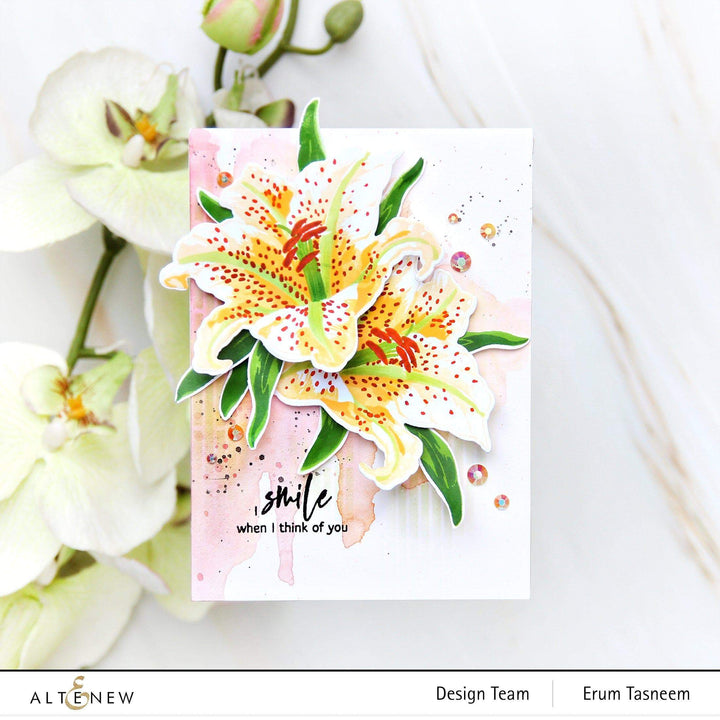 Altenew Build-A-Flower Set Build-A-Flower: Queen of the Lilies Layering Stamp & Die Set