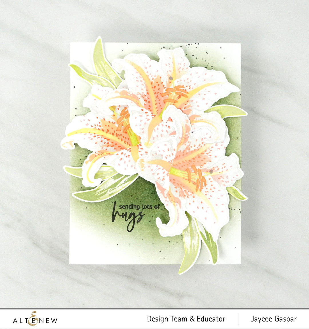 Altenew Build-A-Flower Set Build-A-Flower: Queen of the Lilies Layering Stamp & Die Set