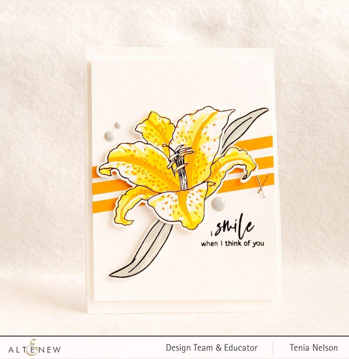Altenew Build-A-Flower Set Build-A-Flower: Queen of the Lilies Layering Stamp & Die Set