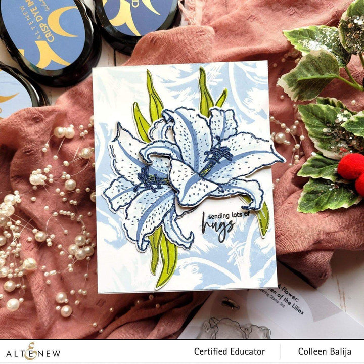 Altenew Build-A-Flower Set Build-A-Flower: Queen of the Lilies Layering Stamp & Die Set