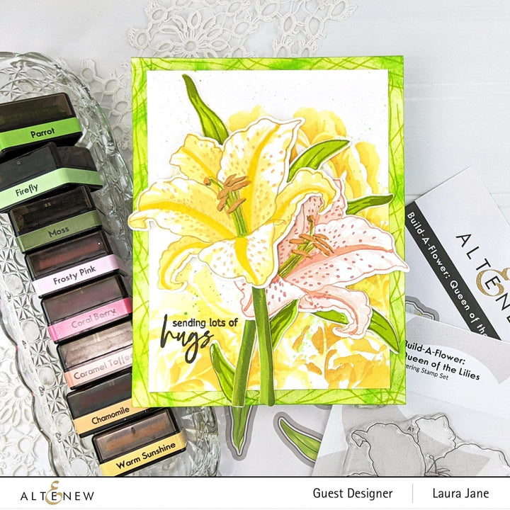 Altenew Build-A-Flower Set Build-A-Flower: Queen of the Lilies Layering Stamp & Die Set