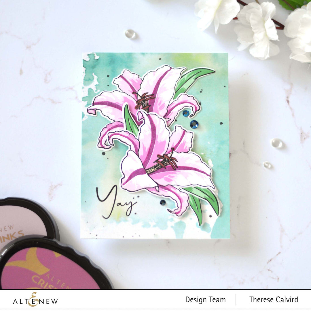 Altenew Build-A-Flower Set Build-A-Flower: Queen of the Lilies Layering Stamp & Die Set