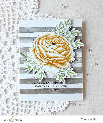 Altenew Build-A-Flower Set Build-A-Flower: Ranunculus Layering Stamp & Die Set