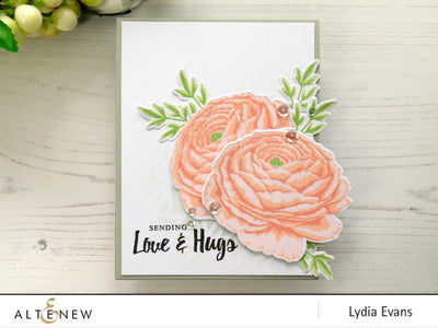 Altenew Build-A-Flower Set Build-A-Flower: Ranunculus Layering Stamp & Die Set