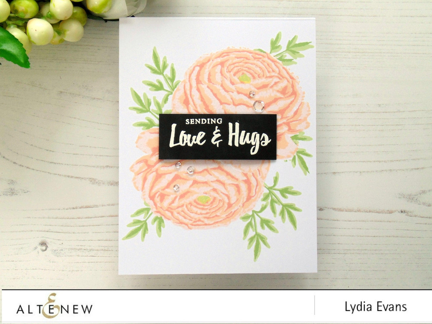 Altenew Build-A-Flower Set Build-A-Flower: Ranunculus Layering Stamp & Die Set