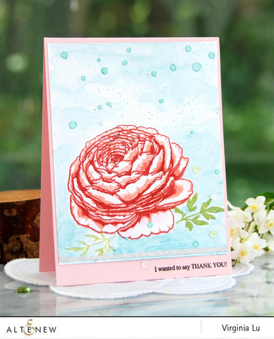 Altenew Build-A-Flower Set Build-A-Flower: Ranunculus Layering Stamp & Die Set