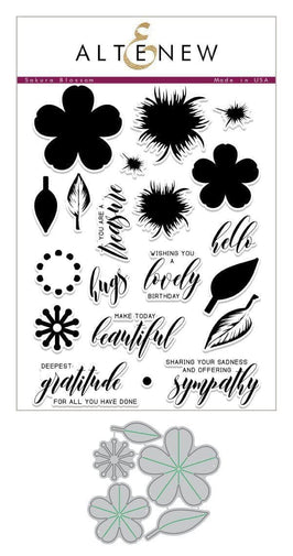 Altenew Build-A-Flower Set Build-A-Flower: Sakura Blossom Layering Stamp & Die Set