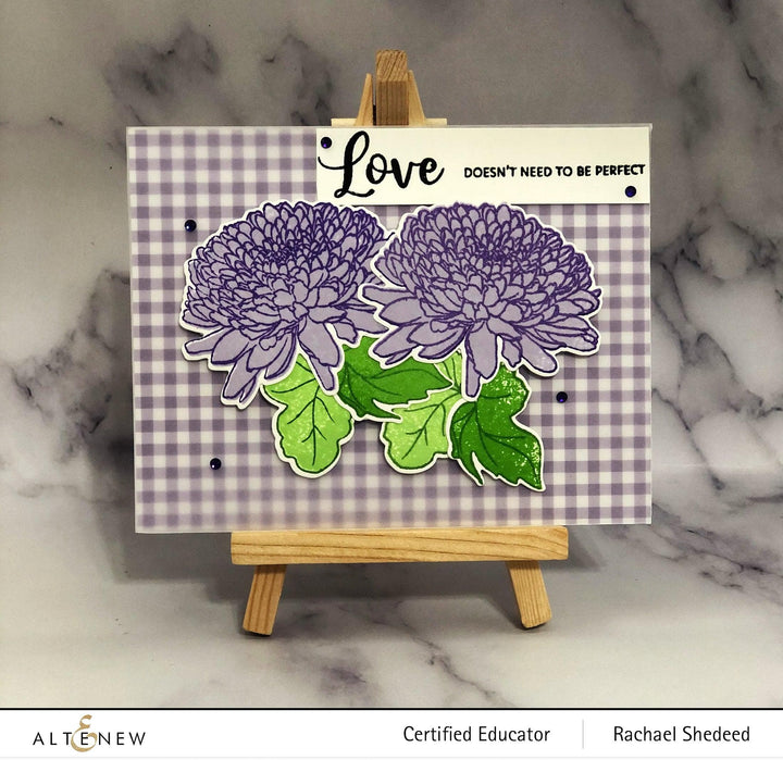 Altenew Build-A-Flower Set Build-A-Flower: Semi-Double Chrysanthemum Layering Stamp & Die Set