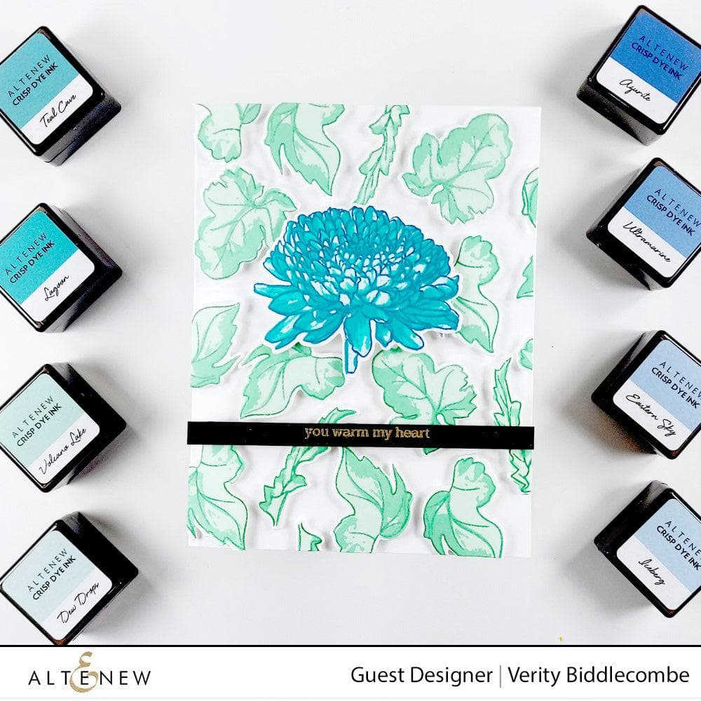 Altenew Build-A-Flower Set Build-A-Flower: Semi-Double Chrysanthemum Layering Stamp & Die Set