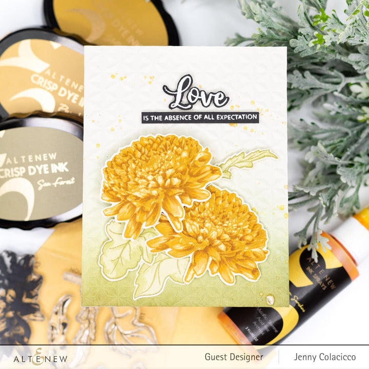 Altenew Build-A-Flower Set Build-A-Flower: Semi-Double Chrysanthemum Layering Stamp & Die Set