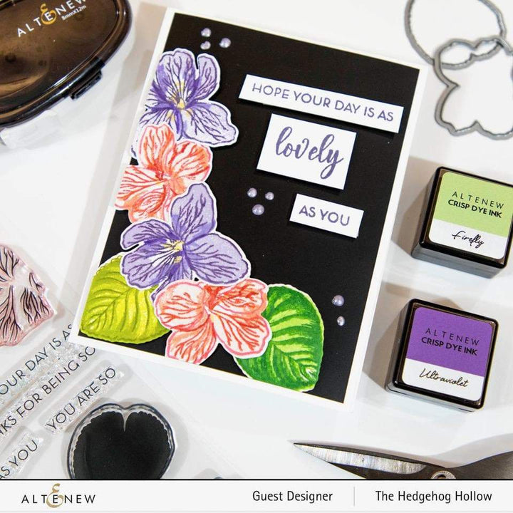 Altenew Build-A-Flower Set Build-A-Flower: Sweet Violet Layering Stamp & Die Set