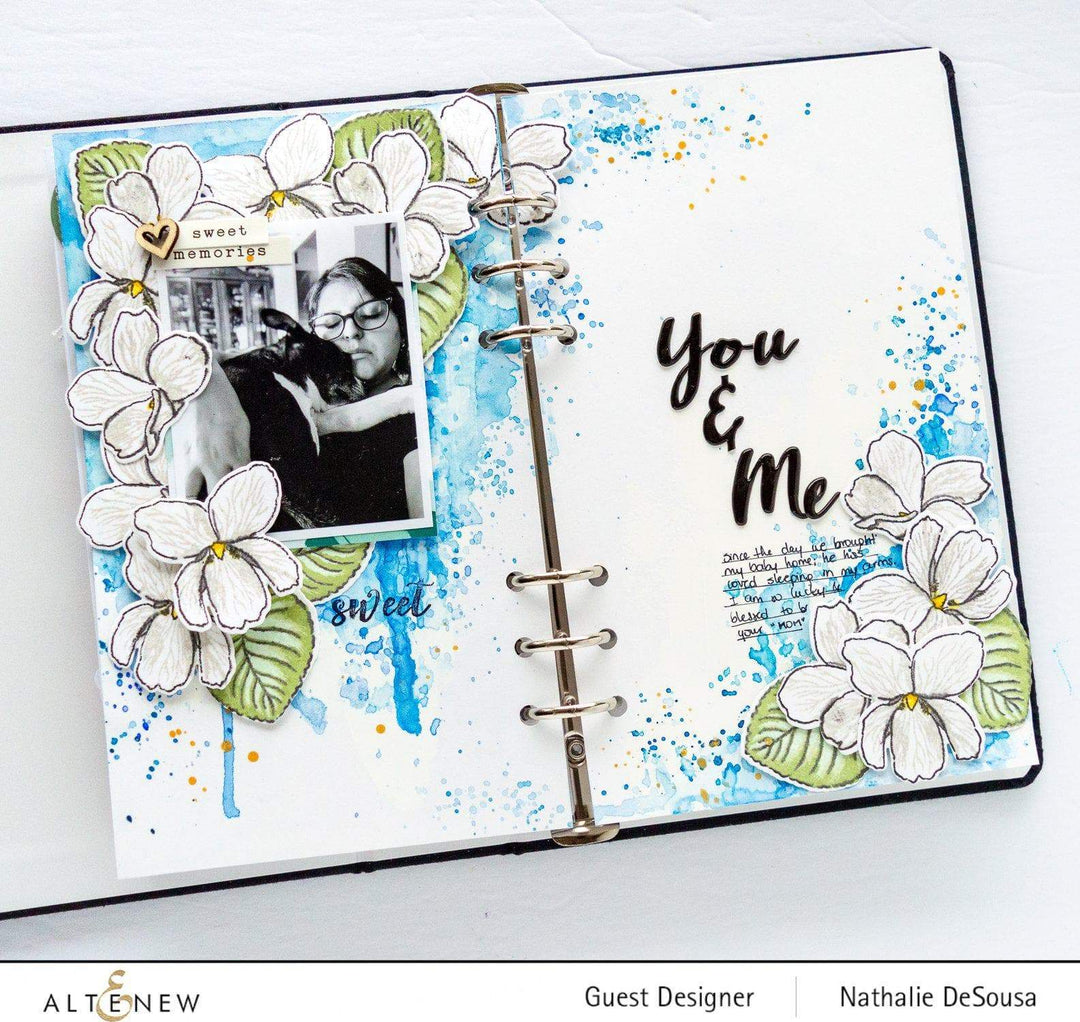 Altenew Build-A-Flower Set Build-A-Flower: Sweet Violet Layering Stamp & Die Set