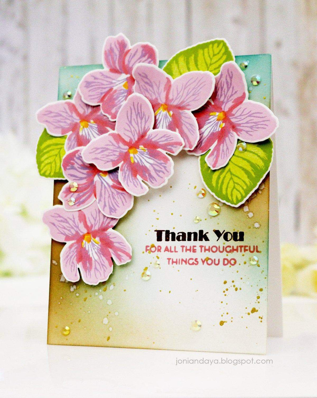 Altenew Build-A-Flower Set Build-A-Flower: Sweet Violet Layering Stamp & Die Set