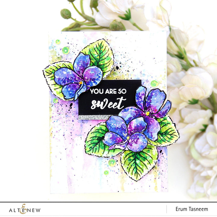 Altenew Build-A-Flower Set Build-A-Flower: Sweet Violet Layering Stamp & Die Set