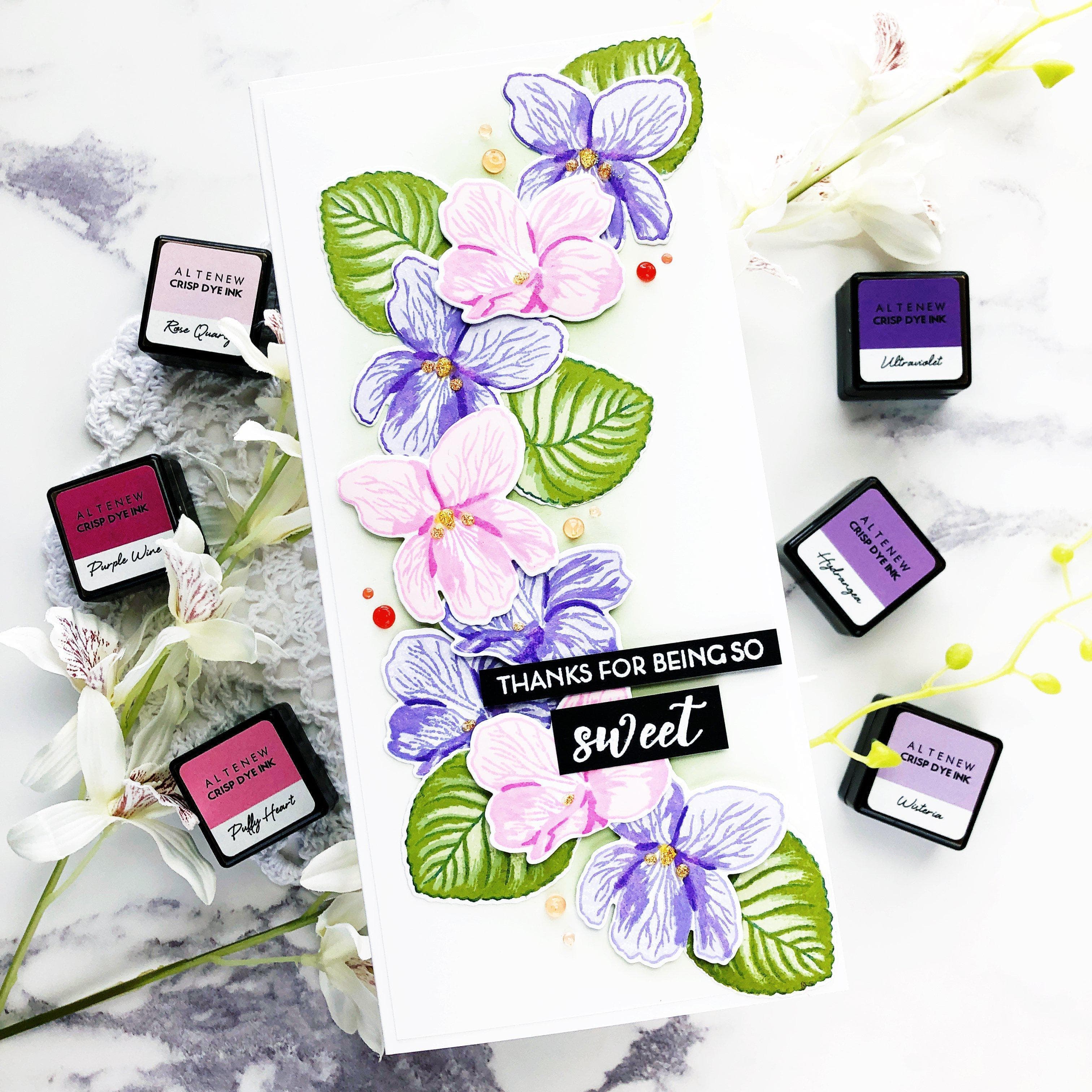 Build-A-Flower: Sweet Violet Layering Stamp & Die Set | Altenew