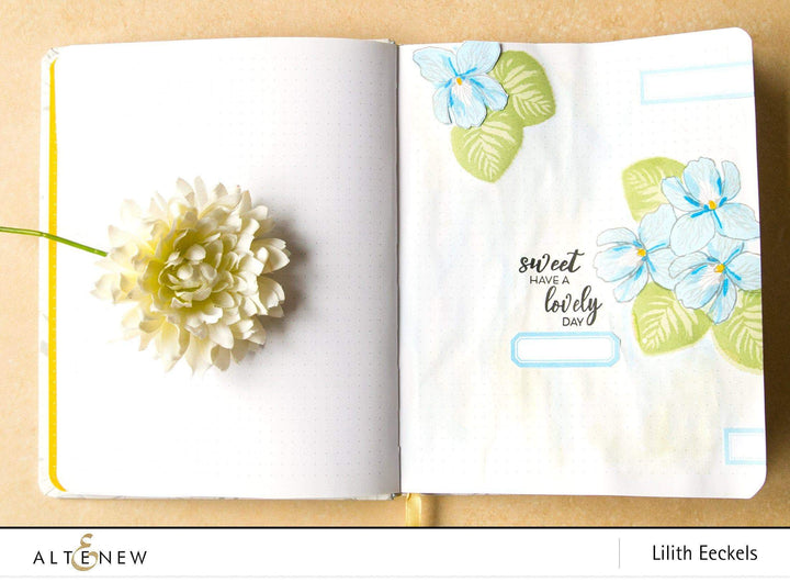 Altenew Build-A-Flower Set Build-A-Flower: Sweet Violet Layering Stamp & Die Set