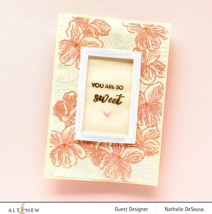 Altenew Build-A-Flower Set Build-A-Flower: Sweet Violet Layering Stamp & Die Set