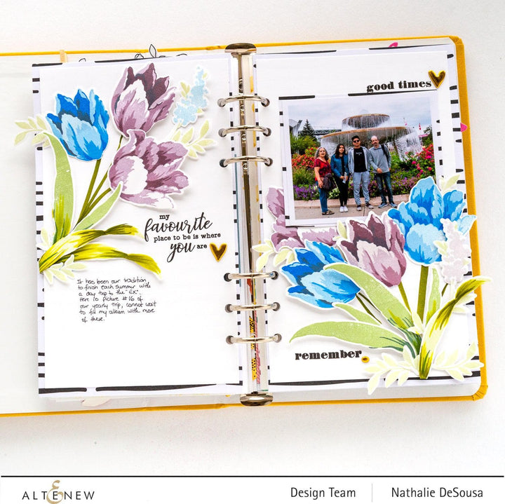 Altenew Build-A-Flower Set Build-A-Flower: Triumph Tulip Layering Stamp & Die Set