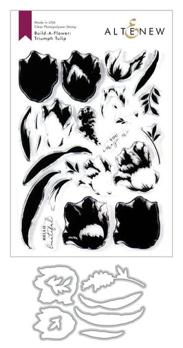 Altenew Build-A-Flower Set Build-A-Flower: Triumph Tulip Layering Stamp & Die Set