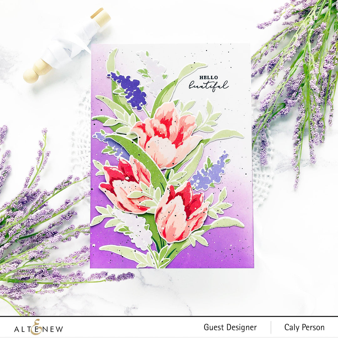 Altenew Build-A-Flower Set Build-A-Flower: Triumph Tulip Layering Stamp & Die Set