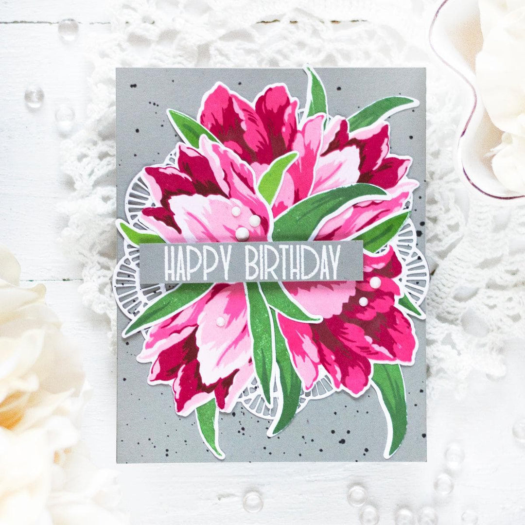 Altenew Build-A-Flower Set Build-A-Flower: Triumph Tulip Layering Stamp & Die Set