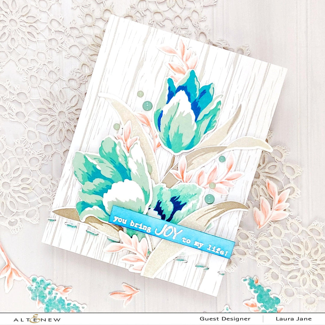 Altenew Build-A-Flower Set Build-A-Flower: Triumph Tulip Layering Stamp & Die Set