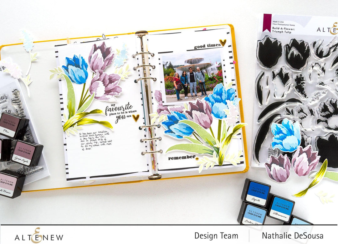 Altenew Build-A-Flower Set Build-A-Flower: Triumph Tulip Layering Stamp & Die Set