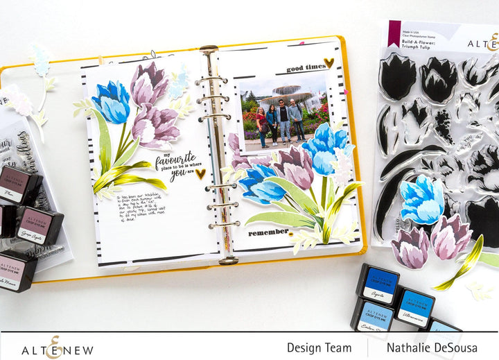 Altenew Build-A-Flower Set Build-A-Flower: Triumph Tulip Layering Stamp & Die Set