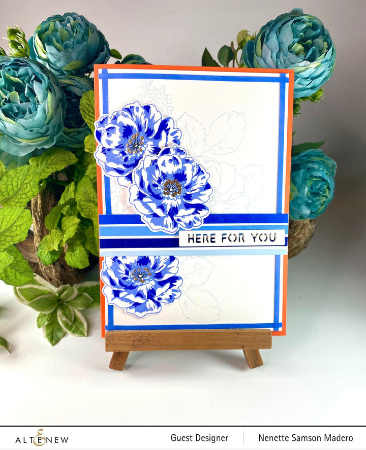 Altenew Build-A-Flower Set Build-A-Flower: Wild Rose Layering Stamp & Die Set