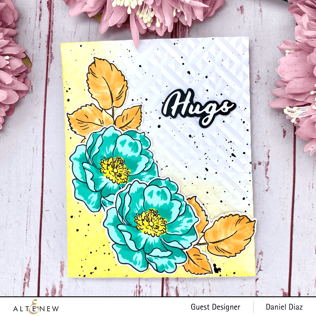 Altenew Build-A-Flower Set Build-A-Flower: Wild Rose Layering Stamp & Die Set