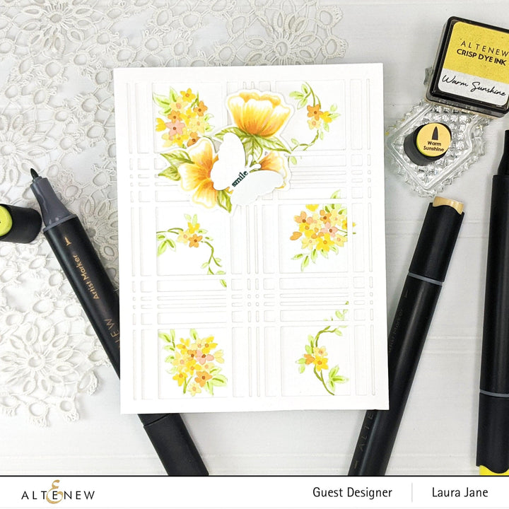 Altenew Build-A-Flower Set Build-A-Flower: Wild Rose Layering Stamp & Die Set