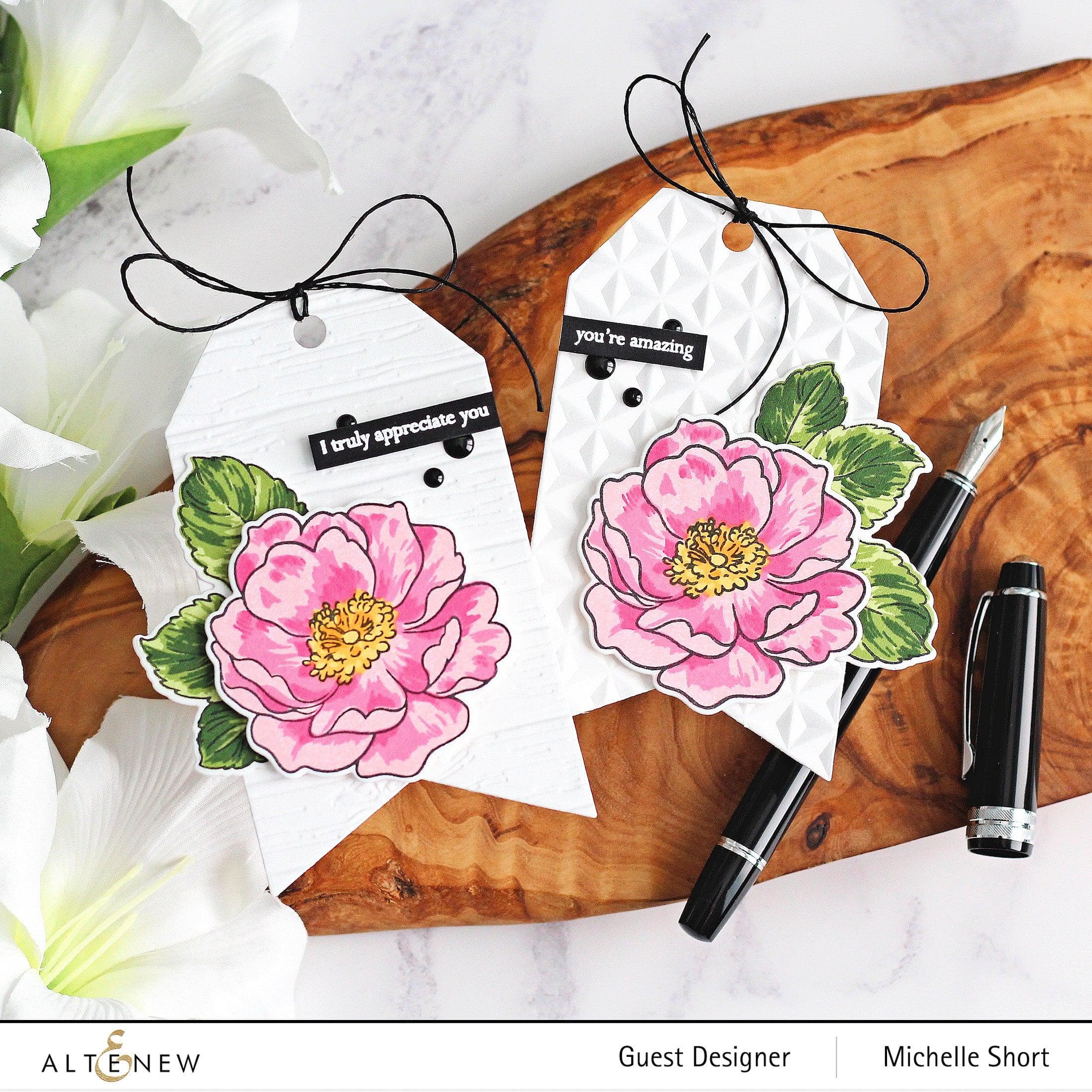 Build-A-Flower: Wild Rose Layering Stamp & Die Set | Altenew