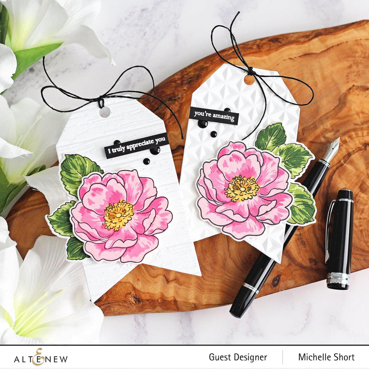 Altenew Build-A-Flower Set Build-A-Flower: Wild Rose Layering Stamp & Die Set
