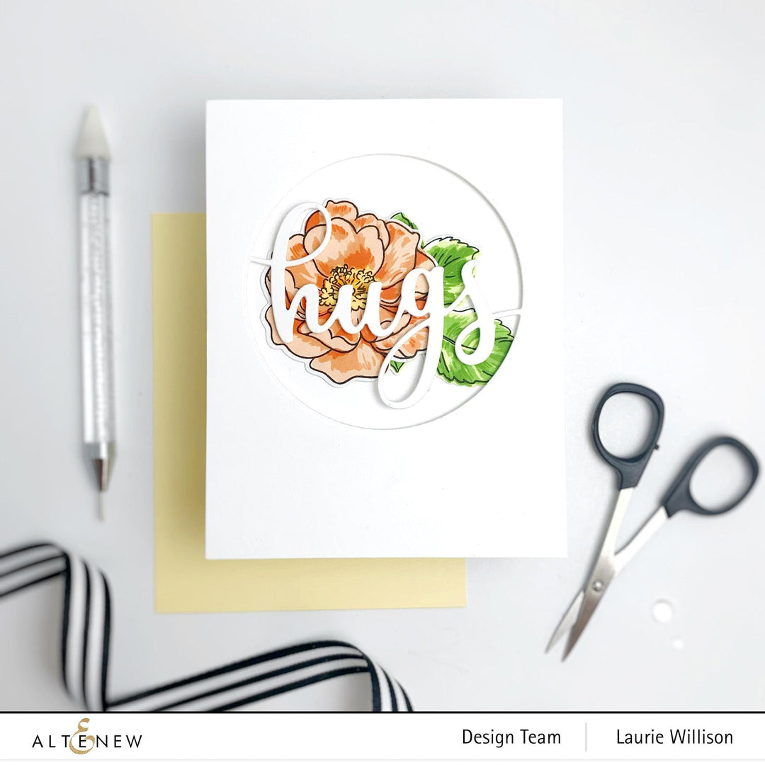 Altenew Build-A-Flower Set Build-A-Flower: Wild Rose Layering Stamp & Die Set