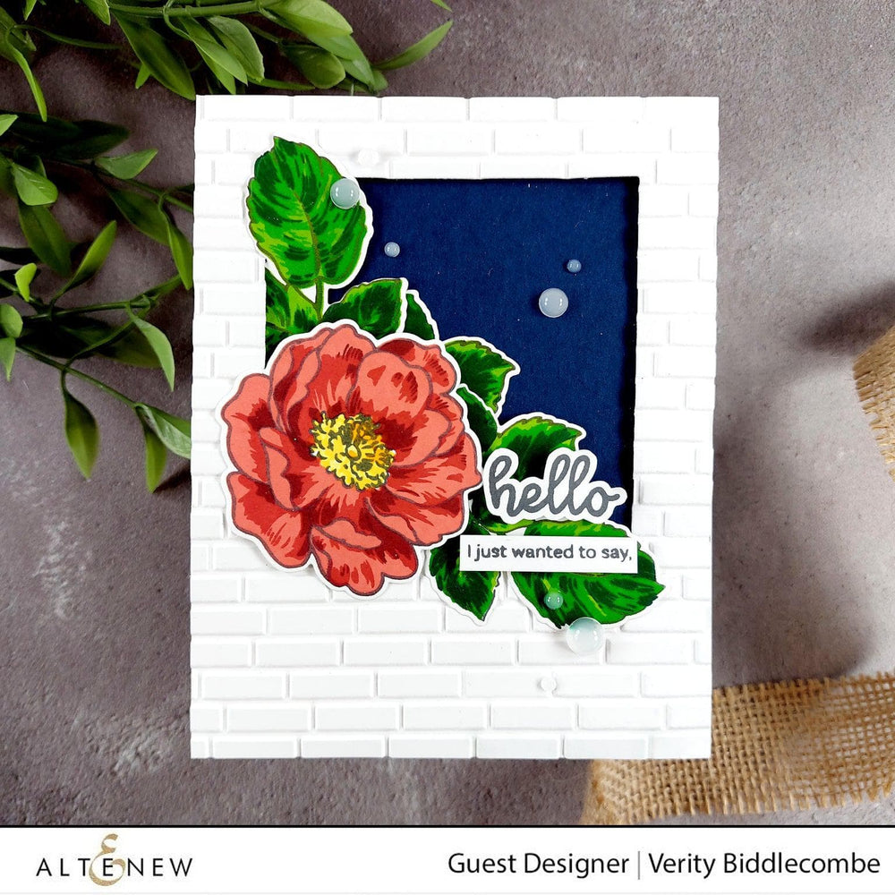 Altenew Build-A-Flower Set Build-A-Flower: Wild Rose Layering Stamp & Die Set