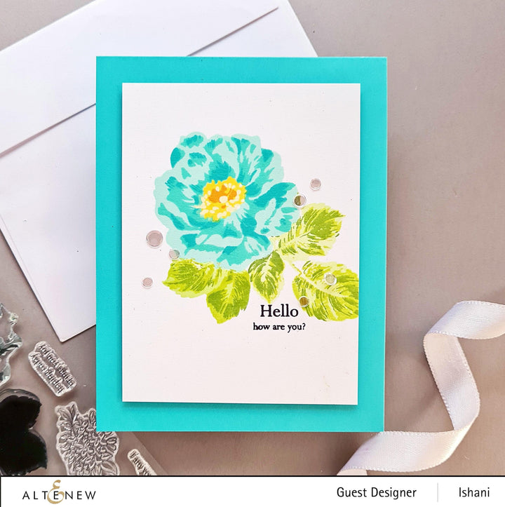 Altenew Build-A-Flower Set Build-A-Flower: Wild Rose Layering Stamp & Die Set