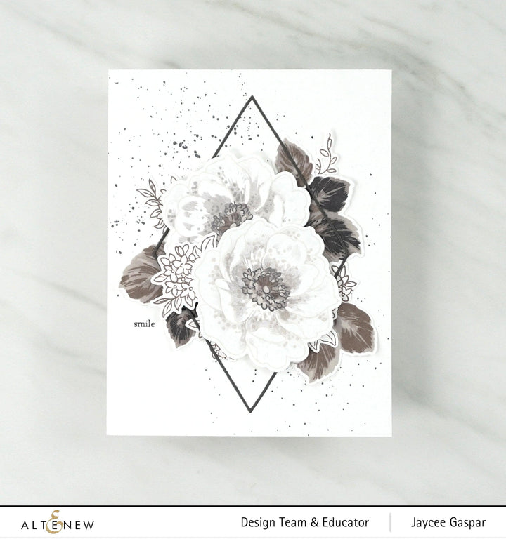 Altenew Build-A-Flower Set Build-A-Flower: Wild Rose Layering Stamp & Die Set