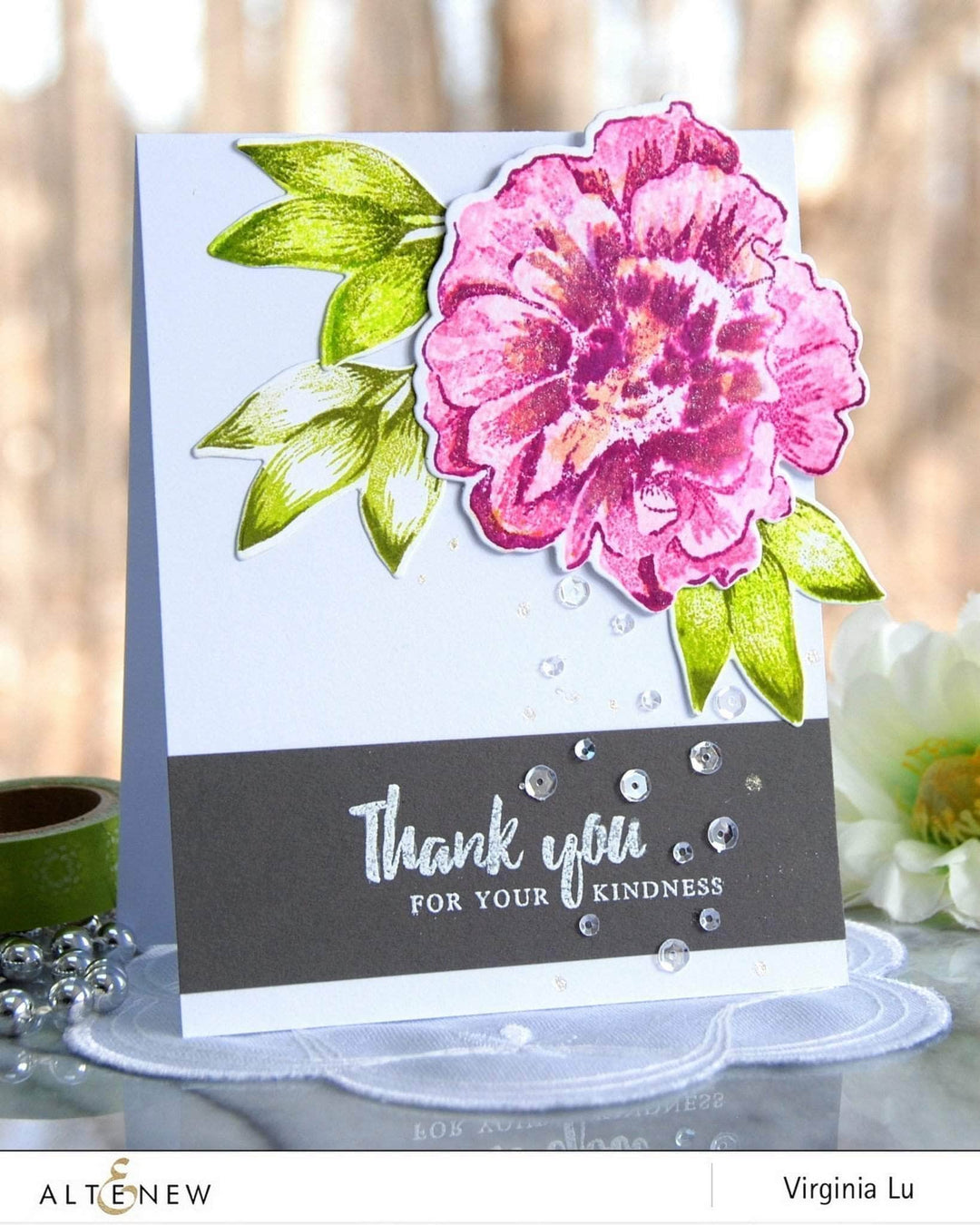 Altenew Build-A-Flower Set Build-A-Flower: Camellia Layering Stamp & Die Set