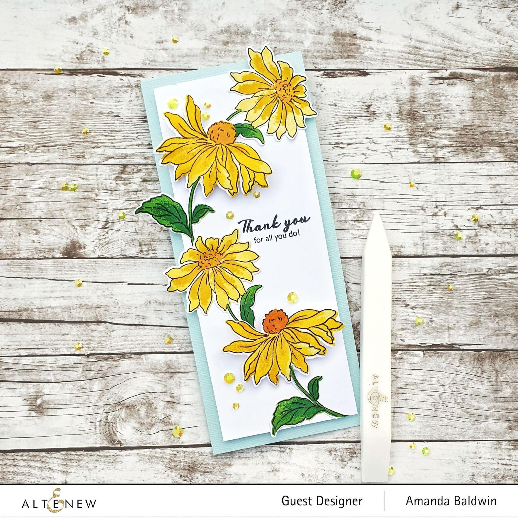 Build-A-Flower: Coneflower Layering Stamp & Die Set & Ink Bundle