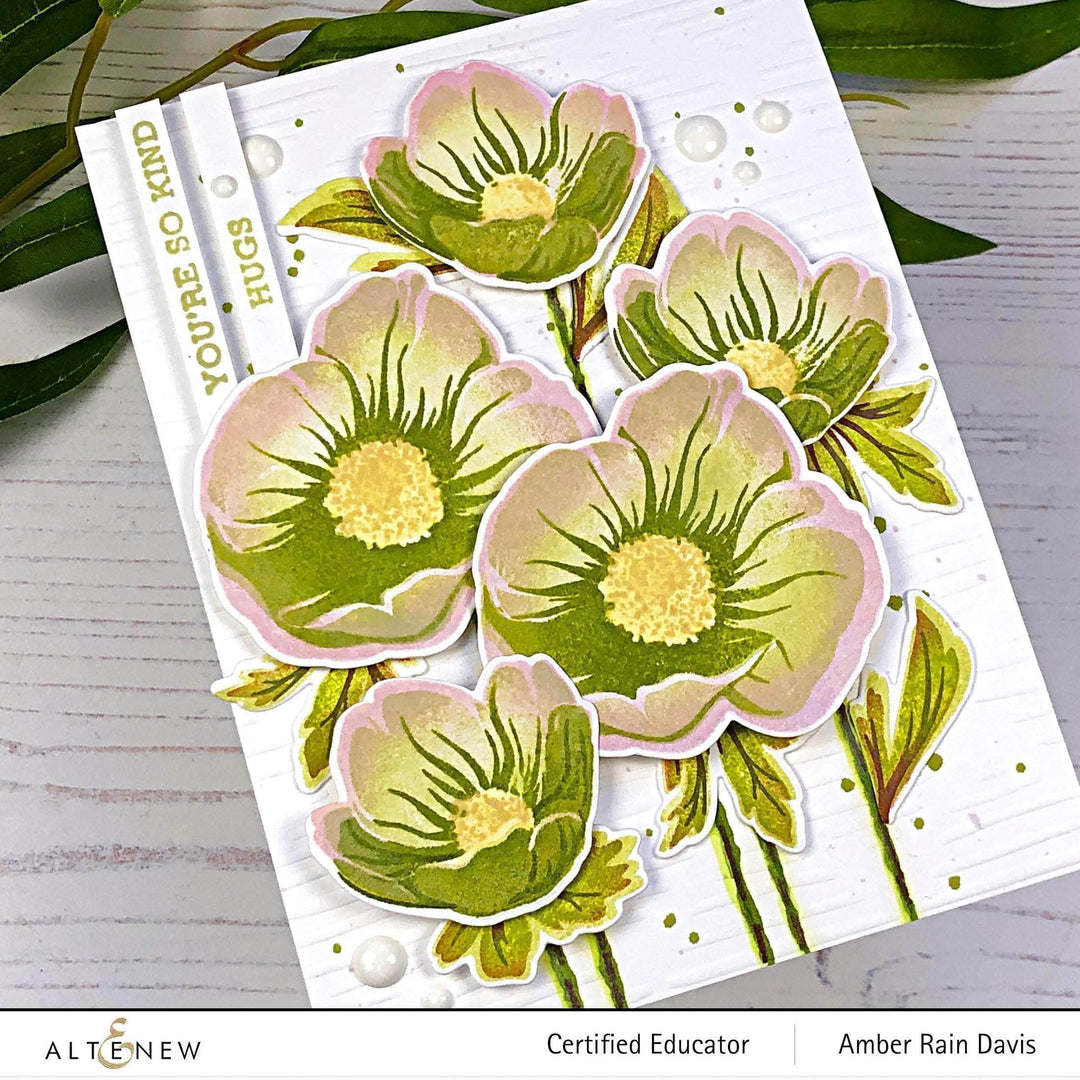 Altenew Build-A-Flower Set Z - Build-A-Flower: Hellebore Layering Stamp & Die Set
