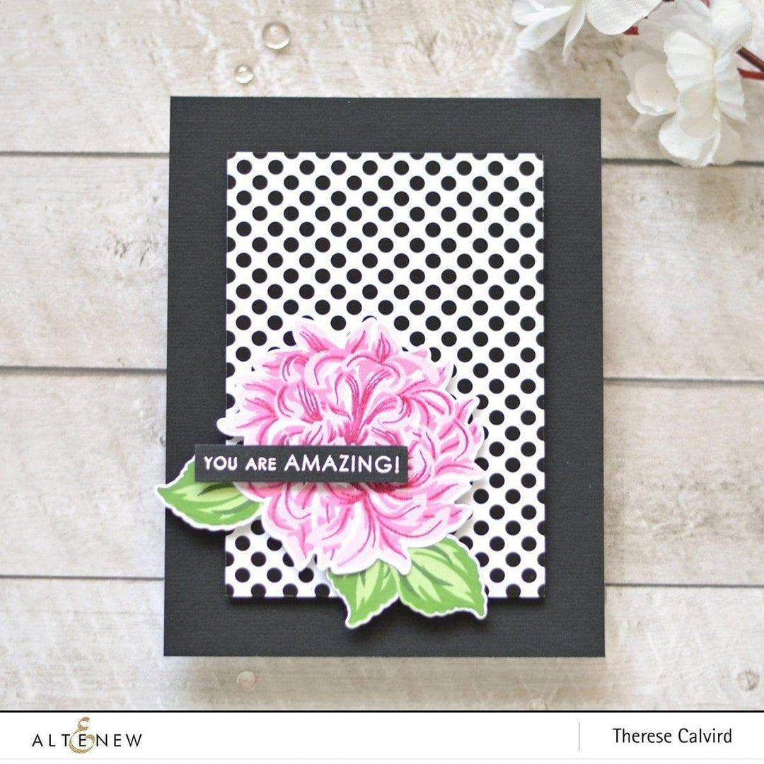 Altenew Build-A-Flower Set Build-A-Flower: Japanese Mum Layering Stamp & Die Set & Ink Bundle