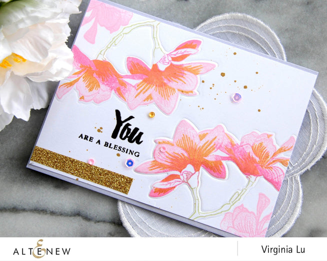 Altenew Build-A-Flower Set Z - Build-A-Flower: Magnolia Layering Stamp & Die Set