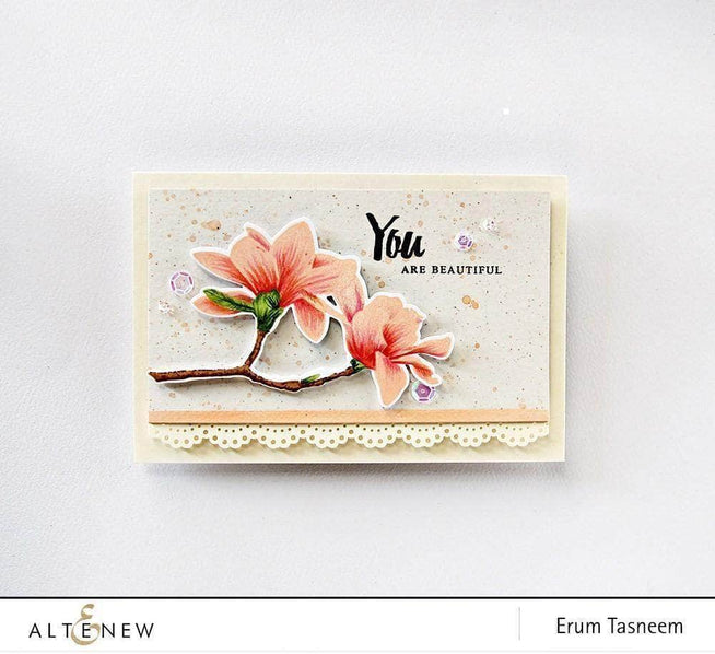Altenew Build-A-Flower Set Z - Build-A-Flower: Magnolia Layering Stamp & Die Set