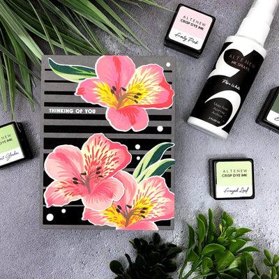 Altenew Build-A-Flower Set Z - Build-A-Flower: Peruvian Lily Layering Stamp & Die Set & Ink Bundle