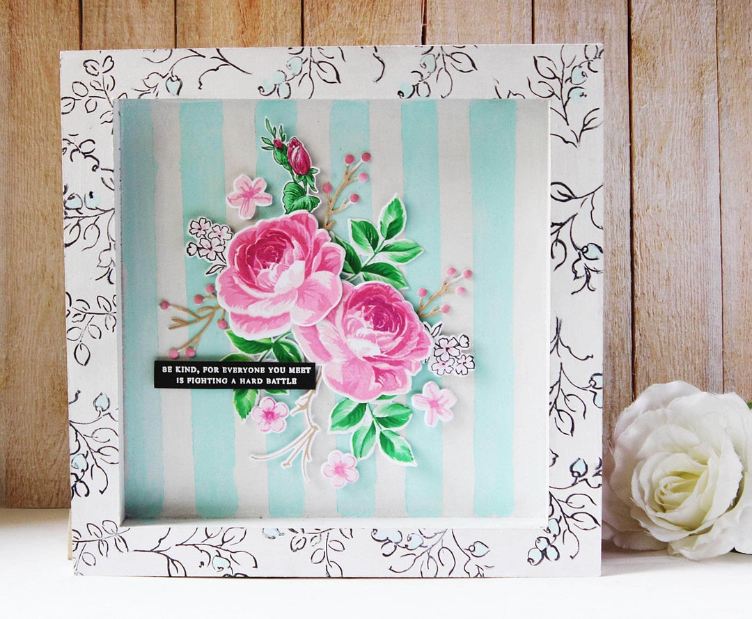 Altenew Build-A-Flower Set Build-A-Flower: Rose Layering Stamp & Die Set