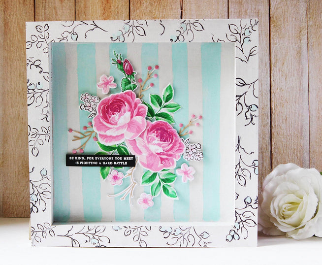 Altenew Build-A-Flower Set Build-A-Flower: Rose Layering Stamp & Die Set