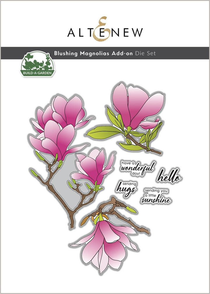 Altenew Build-A-Garden Bundle Build-A-Garden: Blushing Magnolias & Add-on Die Bundle