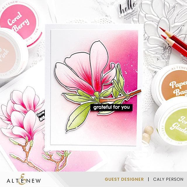Altenew Build-A-Garden Bundle Build-A-Garden: Blushing Magnolias & Add-on Die Bundle